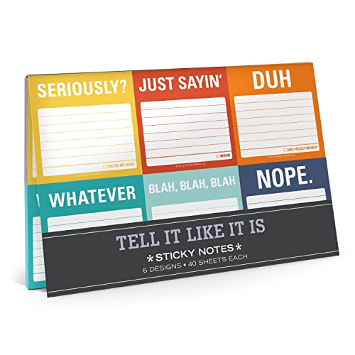 Tell It Like It Is Sticky Notes