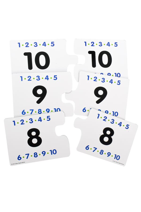 Numbers Matching Puzzle Cards (Little Learning Games)