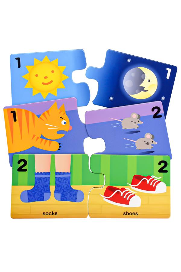 Numbers Matching Puzzle Cards (Little Learning Games)