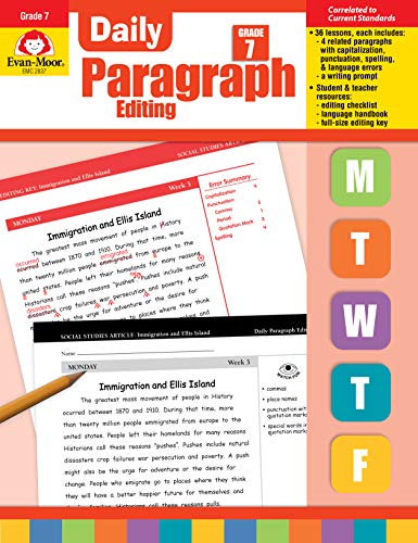 Daily Paragraph Editing (Grade 7)