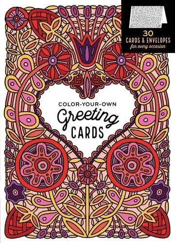 Color-Your-Own Greeting Cards: 30 Cards & Envelopes for Every Occasion