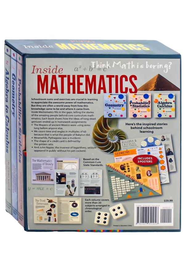 Inside Mathematics (Algebra to Calculus/Geometry/Probability & Statistics)