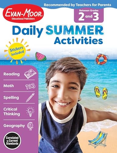 Daily Summer Activities (Between Grades 2 and 3)
