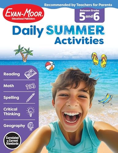 Daily Summer Activities (Between Grades 5 and 6)