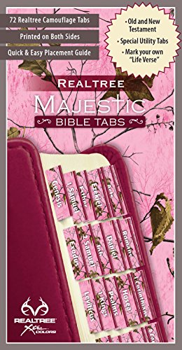 Pink Camo Bible Tabs (Realtree)