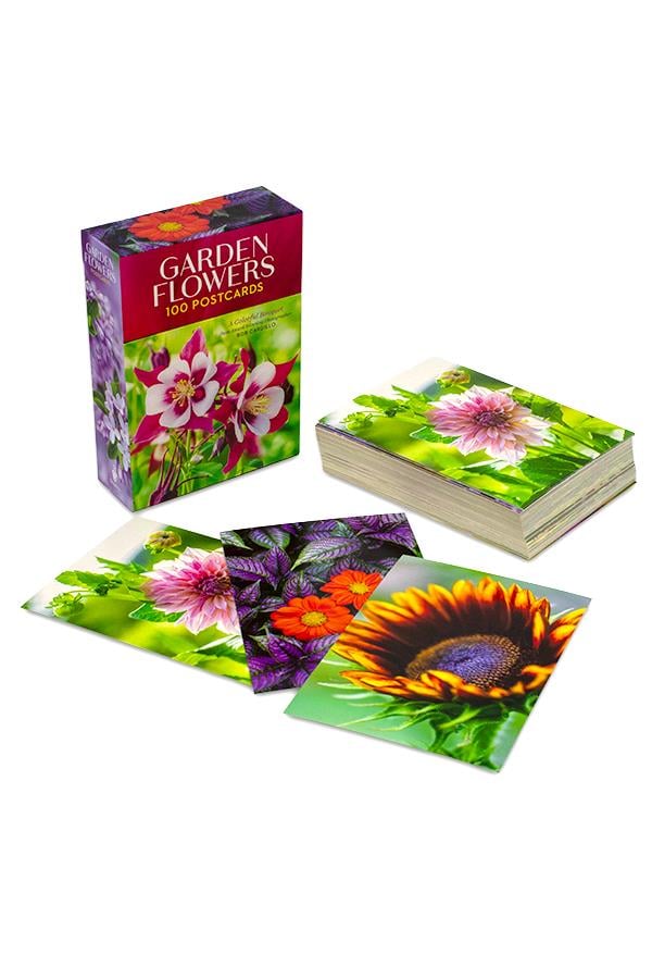 Garden Flowers 100 Postca