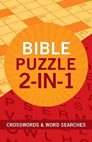 Bible Puzzle 2-in-1: Crosswords and Word Searches