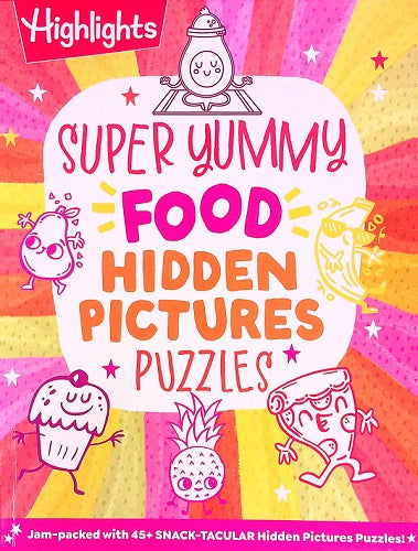 Super Yummy Food Hidden Pictures Puzzles