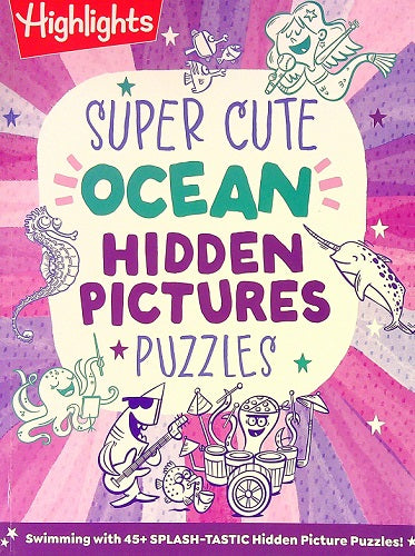 Super Cute Ocean Hidden Pictures Puzzles