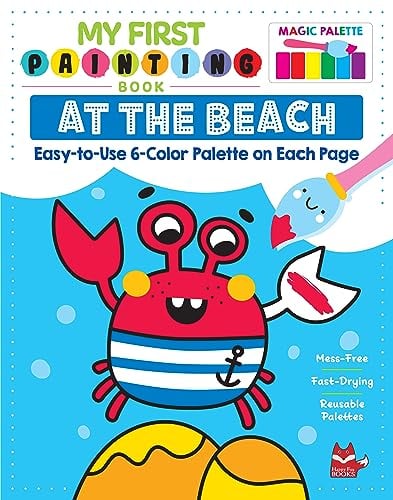 At the Beach: My First Painting Book (Magic Palette)