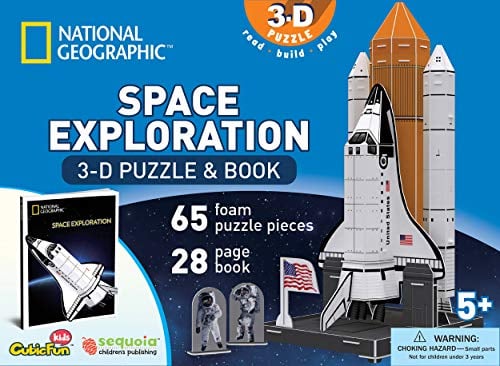 Space Exploration 3-D Puzzle & Book (National Geographic)