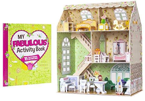 Rose Retreat: My First Dollhouse 3-D Puzzle and Activity Book