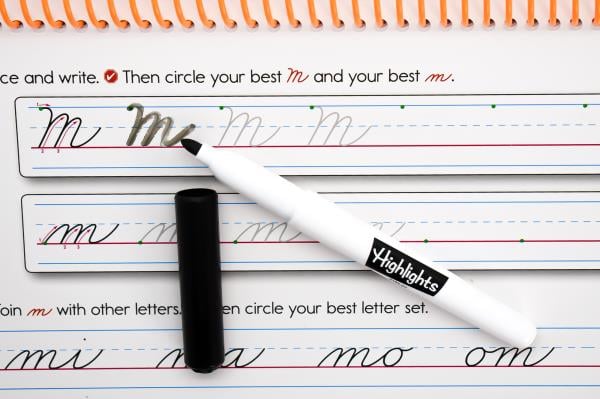 Write-On Wipe-Off Let's W