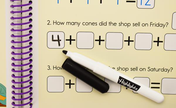 Write-On Wipe-Off Let's T