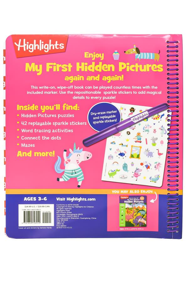 Write-On Wipe-Off My Firs