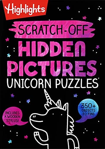 Unicorn Puzzles (Scratch-Off Hidden Pictures)