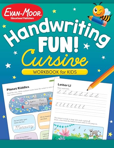 Handwriting Fun! Cursive Workbook for Kids (All Grades)