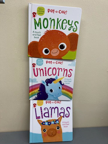 Pat-a-Cake Boxed Set (Llamas/Unicorns/Monkeys)