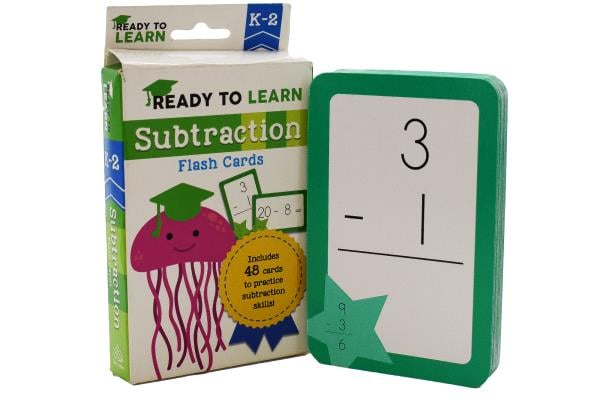 Subtraction Flash Cards K