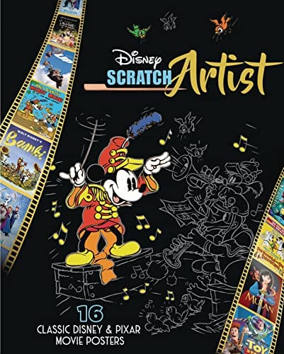 Disney Scratch Artist: 16 Classic Disney & Pixar Movie Posters