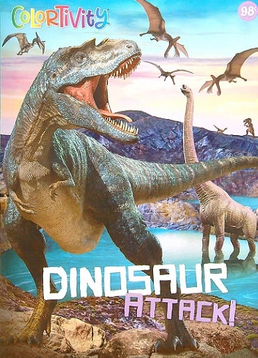 Dinosaur Attack! Colortivity Book
