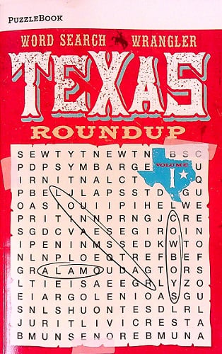 Word Search Wrangle: Texas Roundup (PuzzleBook)