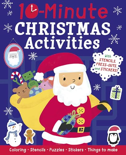 10-Minute Christmas Activities With Stencils, Press-Outs, and Stickers!