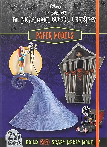 Tim Burton's The Nightmare Before Christmas Paper Models 2 Books in 1 (Disney)