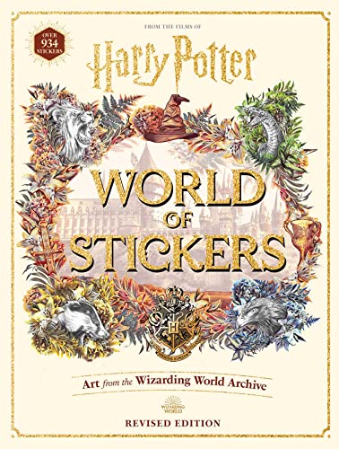 Harry Potter World of Stickers: Art From the Wizarding World Archive (Revised Edition)