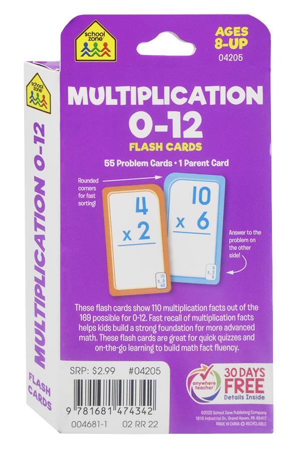 Multiplication 0-12 Flash