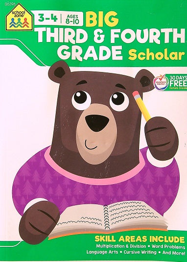 Big Third & Fourth Grade Scholar