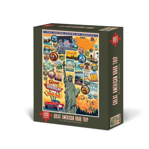 Great American Road Trip 1000-Piece Jigsaw Puzzle