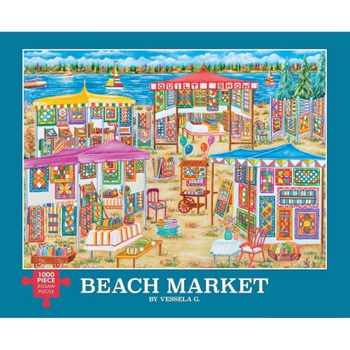 Beach Market 1000-Piece Jigsaw Puzzle