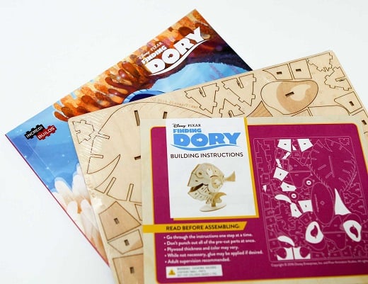 Finding Dory 3D Wood Model (IncrediBuilds)