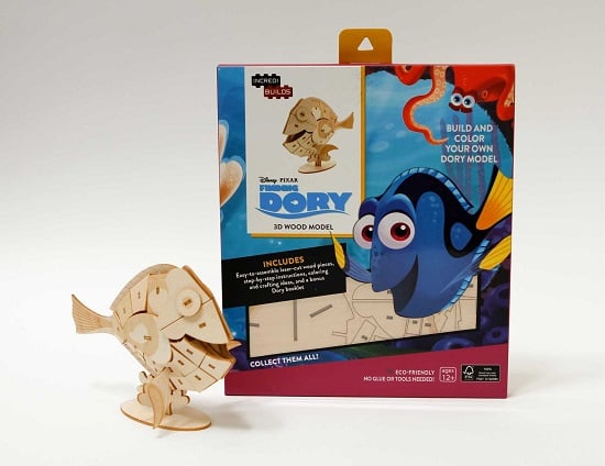 Finding Dory 3D Wood Model (IncrediBuilds)