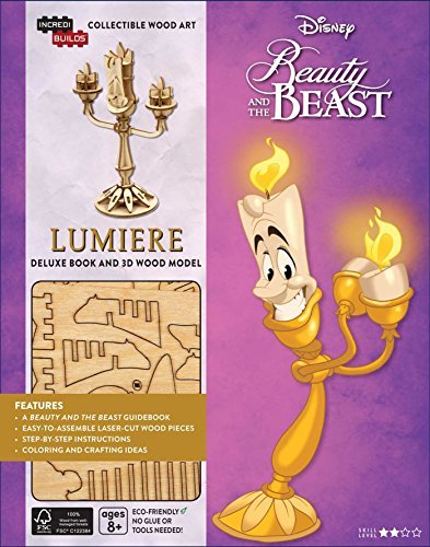 Be Our Guest: Beauty and the Beast IncrediBuilds (Lumiere Deluxe Book and 3D Wood Model)
