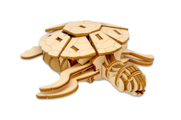 Sea Turtle: 3D Wood Model and Booklet (IncrediBuilds: Animal Collection)