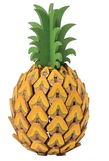 Pineapple 3D Wood Model