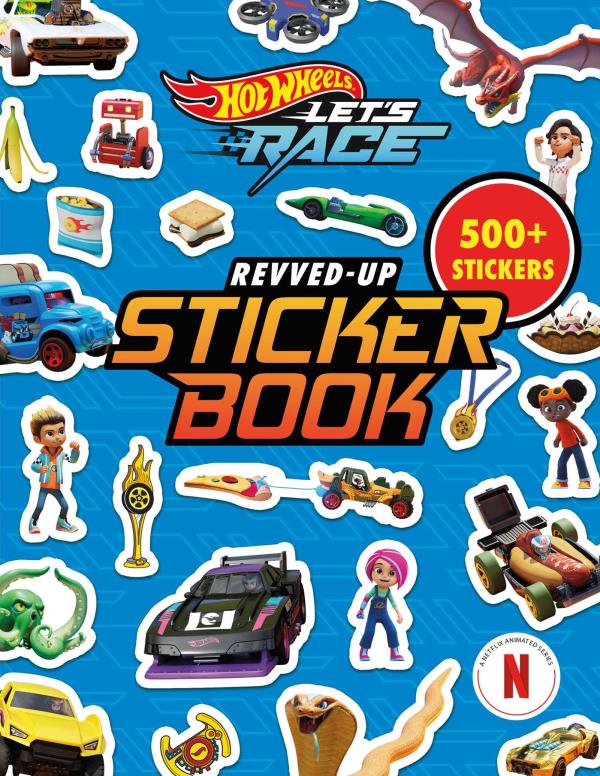 Revved-Up Sticker Book (Hot Wheels Let's Race)