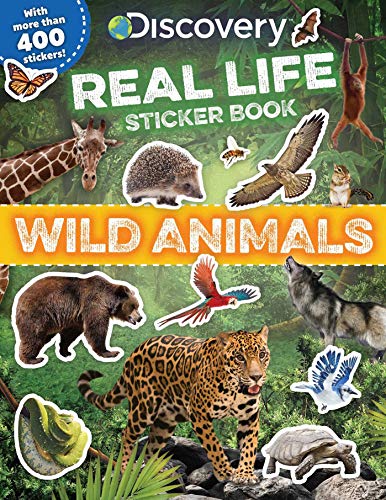 Discovery Real Life Wild Animals Sticker Book