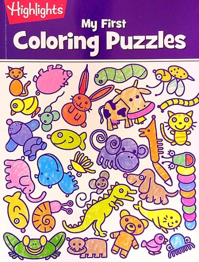 My First Coloring Puzzles (Highlights)