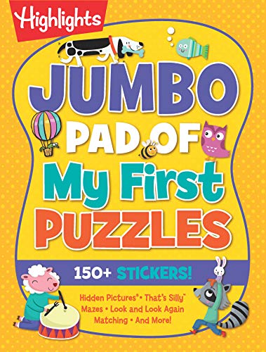 Jumbo Pad of My First Puzzles