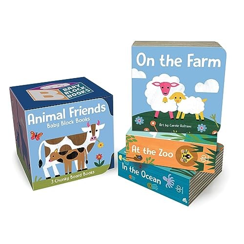 Baby Block Books (On the Farm/At the Zoo/In the Ocean)