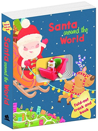 Santa Around the World Fold-Out Track and Book