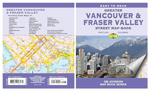 Greater Vancouver & Fraser Valley Street Map Book (Easy to Read)