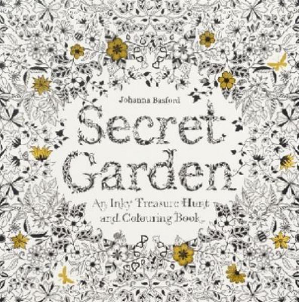 Jardin secret : Chasse au trésor et livre de coloriage