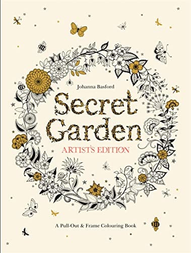 Secret Garden Artist's Edition: A Pull-Out and Frame Colouring Book
