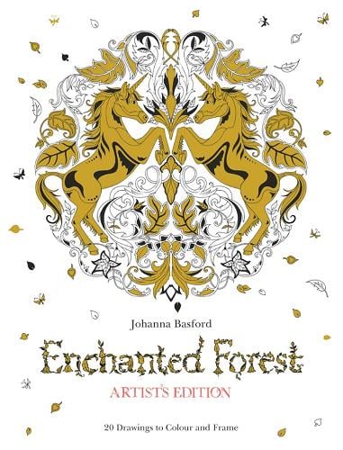 Enchanted Forest: A Pull-Out & Frame Colouring Book (Artist's Edition)