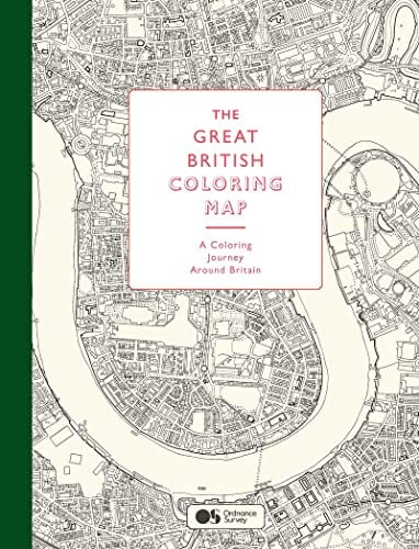 The Great British Colouring Map: A Colouring Journey Around Britain