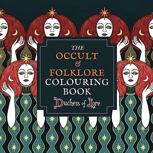 The Occult & Folklore Colouring Book